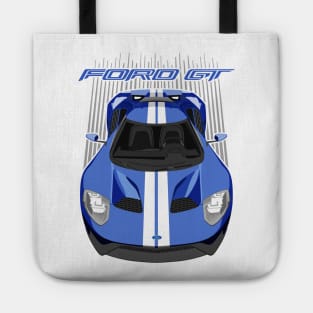 Ford GT-blue and white Tote