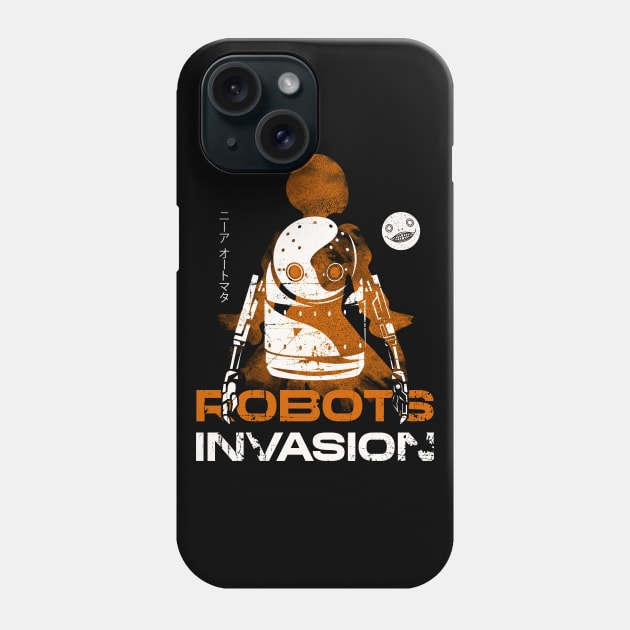 Nier Robot Invasion Phone Case by logozaste