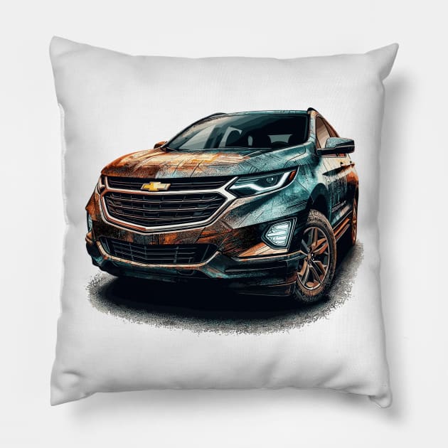 Chevrolet Equinox Pillow by Vehicles-Art