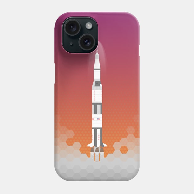 Saturn V Phone Case by douglaswood