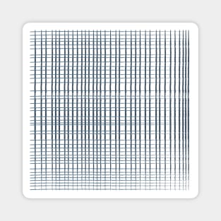 Thin Blue Lines Crosshatch Magnet