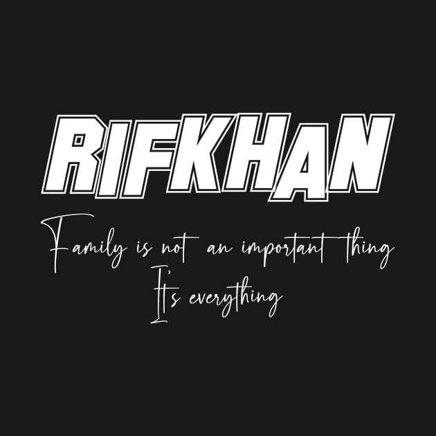 Rifkhan Second Name, Rifkhan Family Name, Rifkhan Middle Name by Tanjania