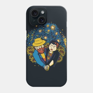 Sunflower Lovers Frida and Van Gogh by Tobe Fonseca Phone Case