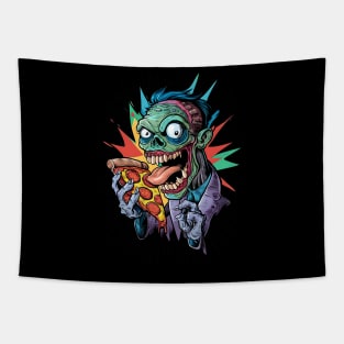 Colorful Creature’s Pizza Party Tapestry