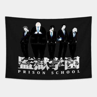 Prison School in Black Suit Tapestry