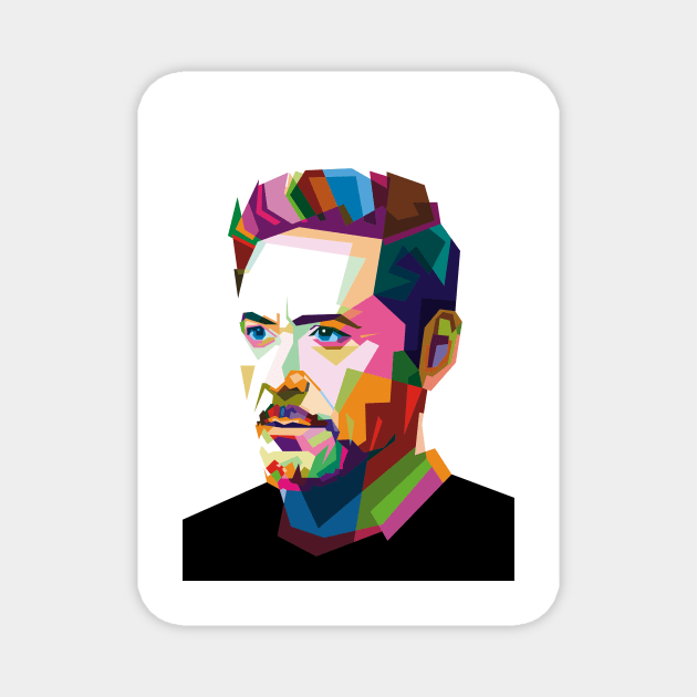 wpap robert downey jr Magnet by pucil03