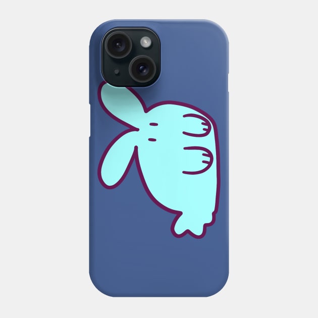 Blue Bunny Phone Case by saradaboru