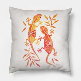 geckos fire Pillow