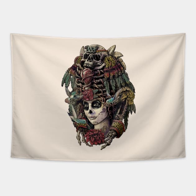 Ancient Guardians Tapestry by qetza