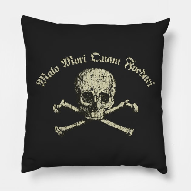 Malo Mori Quam Foedari 1464 Pillow by JCD666