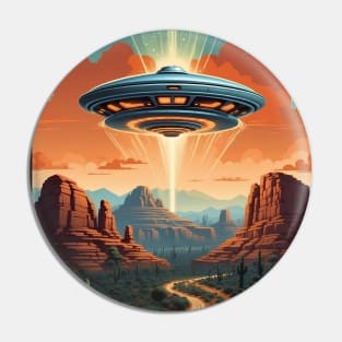 Alien Invasion In Sedona Arizona Pin