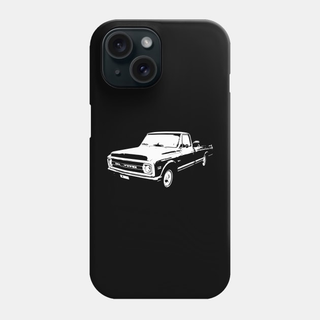 Chevy C-10 Pickup Truck Phone Case by rajem