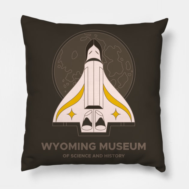The Last Of Us Part 2 - Ellie Pin Wyoming Museum of Science and History Pillow by Hounds_of_Tindalos