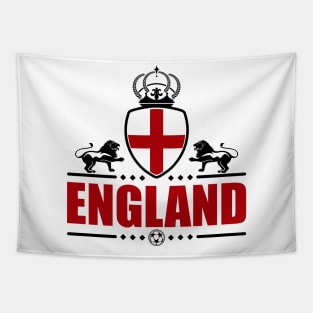 ENGLAND BLACK LINEART Tapestry