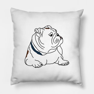 English bulldog Pillow