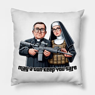 Gun Bless You Pillow