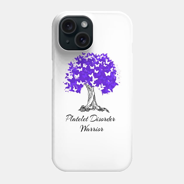 Platelet Disorder Warrior Tree Phone Case by MerchAndrey