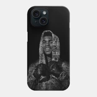 Muhammad Ali or Cassius Clay with names, sport and category - 01 Phone Case