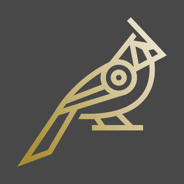 geometric bird by Aksa Inov