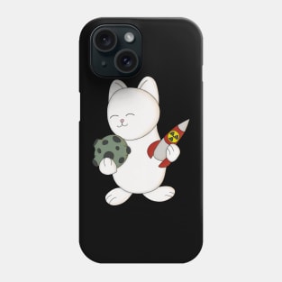 Cat Nukes Moon Phone Case