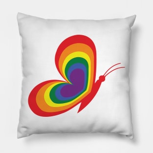 Butterfly pride Pillow