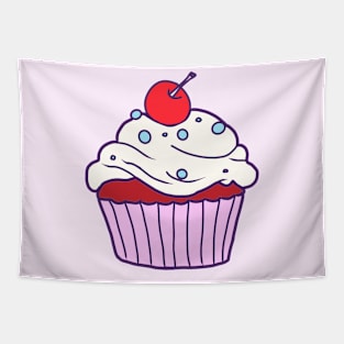 Red Velvet Cupcake Tapestry