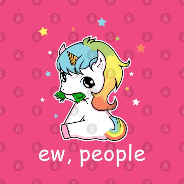 Ew People Unicorn Shirt by jhay_41