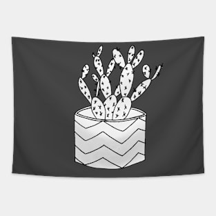 Simple prickly pear cactus Tapestry