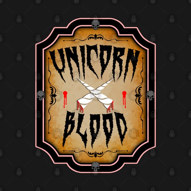 WITCHERY POTIONS 11 - UNICORN BLOOD by GardenOfNightmares