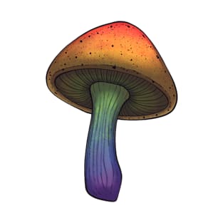 Rainbow Pride Mushroom T-Shirt