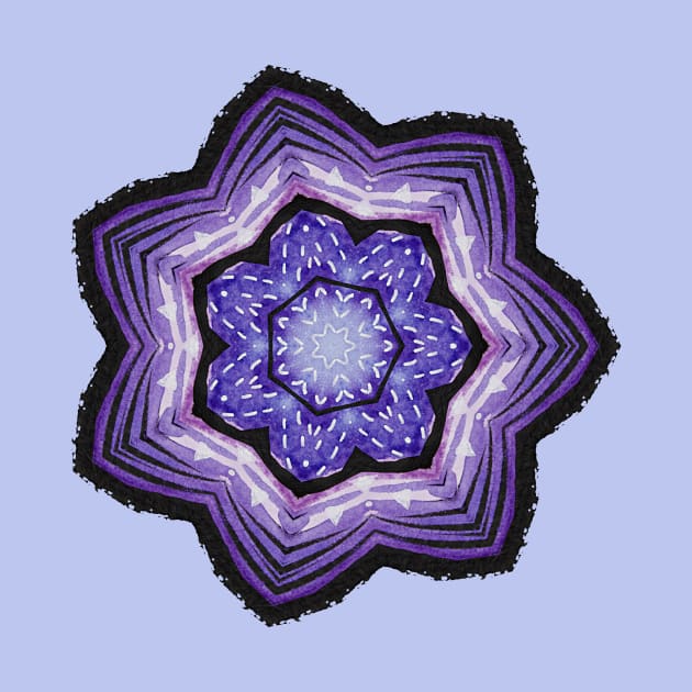 Abstract Flower Resembling Geode by Boriana Giormova