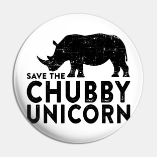 Save the Chubby Unicorn Pin