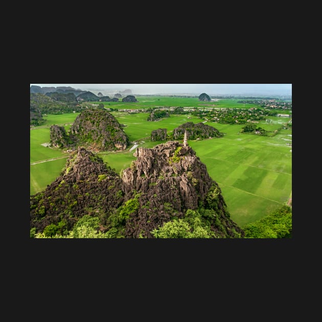 View from Hang Mua, Ninh Binh, Vietnam. by bulljup