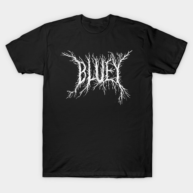 Bluey - Black Metal T-shirt - Bluey - T-Shirt