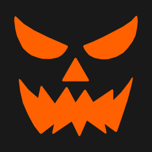 Halloween Jack O Lantern Pumpkin Face T-Shirt