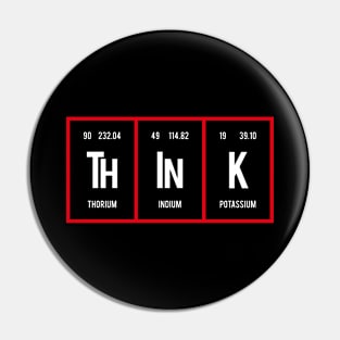 Think - Periodic Table of Elements Pin