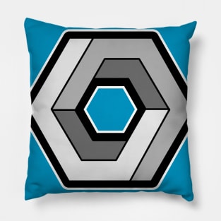 Cosmic Hexagon Pillow