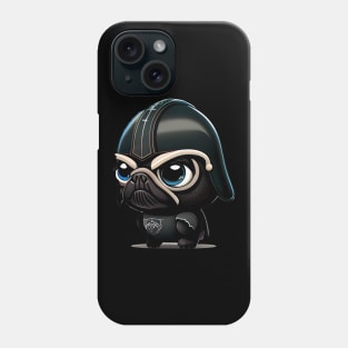 French Bulldog (Pug) as football player eight Phone Case