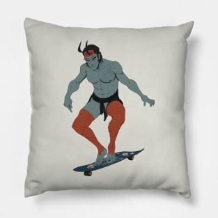 Devilman Sk8er [Ukiyo-e woodblock Print] Pillow