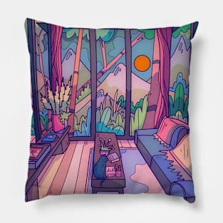 A forest home Pillow