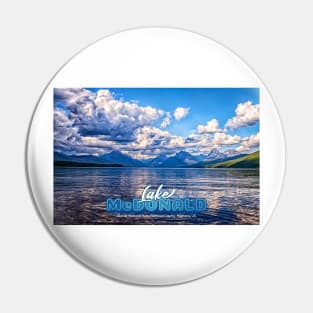 Lake McDonald Glacier National Park Pin