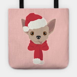 Chihuahua Christmas Dog Tote