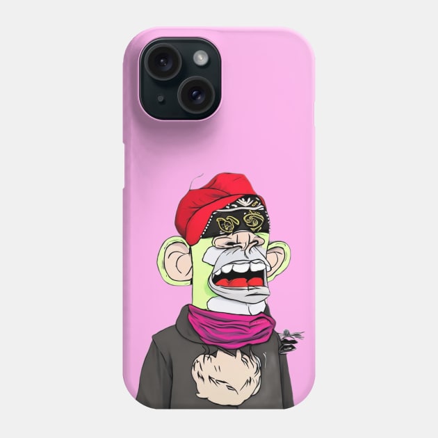 CRYPTO MONKEYS Phone Case by GarryX