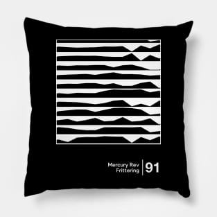 Frittering  - Minimal Graphic Design Artwork Pillow