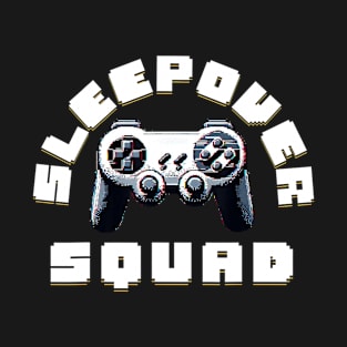 Boys Sleepover Party Matching Video Game Sleepover Squad T-Shirt