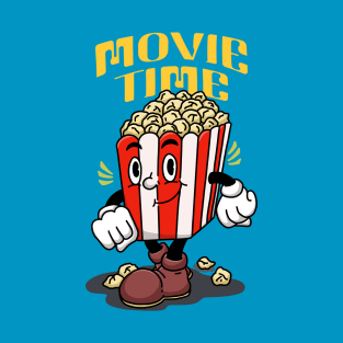 Popcorn Mascot Cartoon T-Shirt