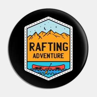 Rafting Adventure Pin