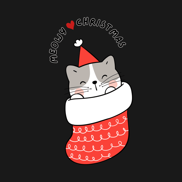 Meowy Christmas by Bro Aesthetics