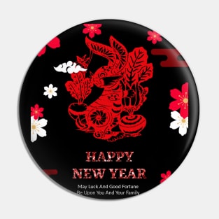 Happy New year - Rabbit year Pin