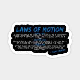 Isaac Newton: Laws of Motion Magnet